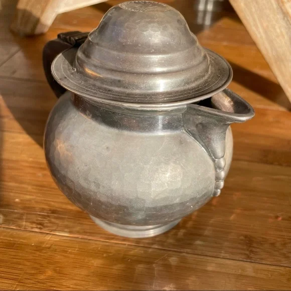 925 Hand Hammered Beer Pitcher Georgivs iii dei gratia Authentic Coin Embossed - Picture 9 of 14